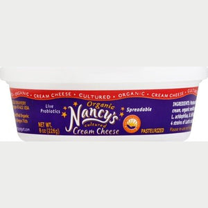 Nancys Springfield Creamery Cream Cheese Cultured Spreadable 6/8 OZ [UNFI #793190] [ebt]