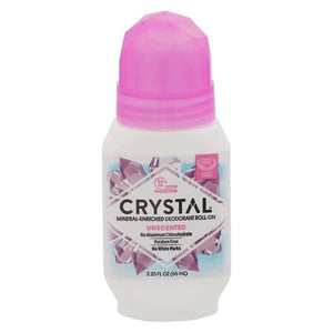Crystal Deodorant Roll-On Mineral-Enriched Unscented 1/2.25 OZ [UNFI-CARLISLE #203232]
