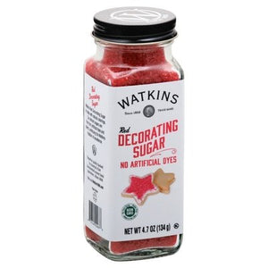 Watkins Decorating Sugar Red 3/4.7 OZ [UNFI-CARLISLE #2513992] [ebt]