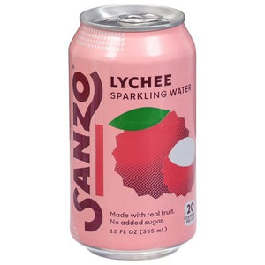 Sanzo Sparkling Water Lychee 12/12 OZ [UNFI #2708048] [ebt] D