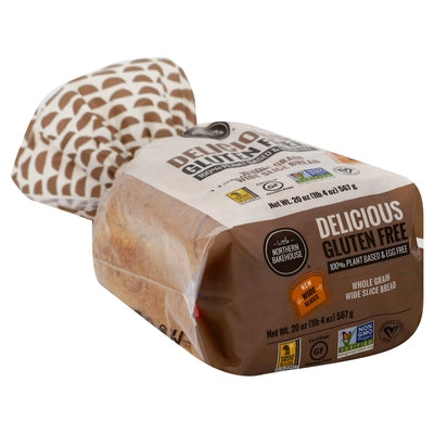 Little Northern Bakehouse Bread Wide Slice Gluten Free Whole Grain 8/20 OZ [UNFI #2324234] [ebt]