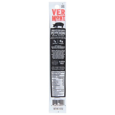 Vermont Smoke & Cure Pork Stick Pepperoni Smoked Uncured 24/1 OZ [UNFI-CARLISLE #02645133] [ebt]
