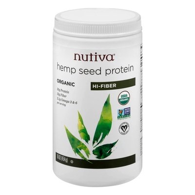 Nutiva Hemp Seed Protein Hi-Fiber Organic 1/16 OZ [UNFI-CARLISLE #333674]