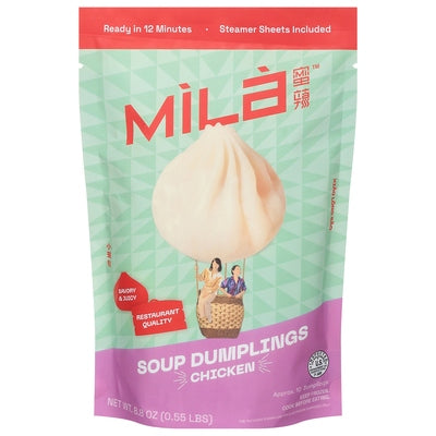 Mila Soup Dumplings Chicken 8/8.8 OZ [UNFI #3086287] [ebt]