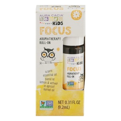 Aura Cacia Aromatherapy Roll-On Focus Kids 1/.31 OZ [UNFI-CARLISLE #2741346]