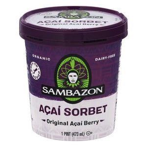 Sambazon Sorbet Original Acai Berry 8/PINT [UNFI #808550] [ebt]