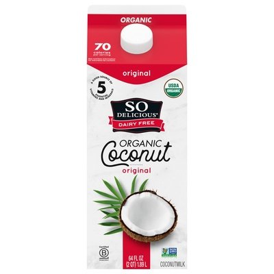 So Delicious Coconutmilk Organic Original Coconut 6/64 OZ [UNFI #865576] [ebt]