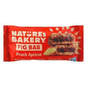 Natures Bakery Fig Bar Peach Apricot 12/2 OZ [UNFI-CARLISLE #1179159] [ebt]