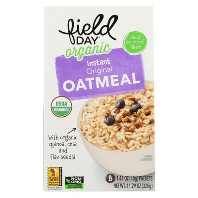 Field Day Instant Oatmeal Original 6/11.30 OZ [UNFI #1777374] [ebt]