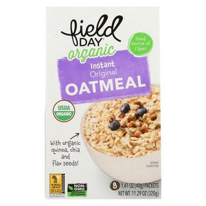Field Day Instant Oatmeal Original 6/11.30 OZ [UNFI #1777374] [ebt]