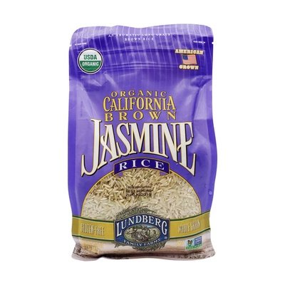 Lundberg Family Farms Rice Organic Gourmet California Brown Jasmine 6/2 LB [UNFI #1166875] [ebt]
