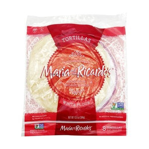 Maria And Ricardos Tortillas White Flour Soft Taco Size 6/8 CT [UNFI #1077437] [ebt]