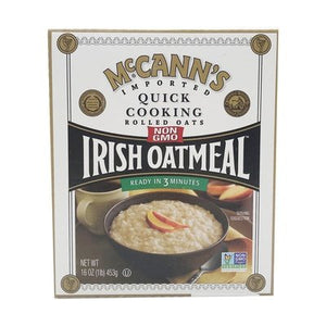 Mccanns Irish Oatmeal Imported Quick Cooking Rolled Oats 12/16 OZ [UNFI #802785] [ebt]