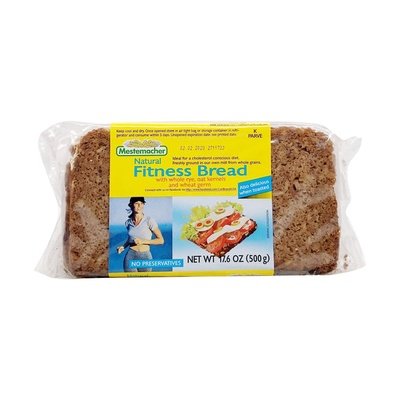 Mestemacher Fitness Bread Natural 12/17.6 OZ [UNFI #537266] [ebt]