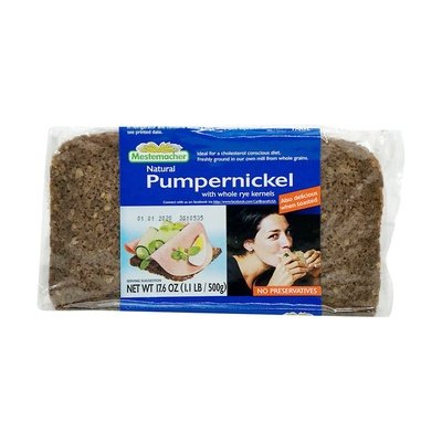 Mestemacher Pumpernickel Natural 12/17.6 OZ [UNFI #537241] [ebt]