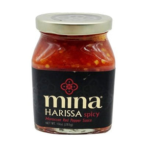 Mina Red Pepper Sauce Moroccan Spicy 12/10 OZ [UNFI #2096428] [ebt]