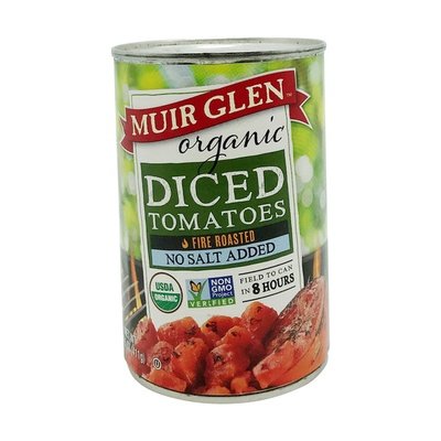 Muir Glen Tomatoes Fire Roasted Diced 12/14.5 OZ [UNFI #595561] [ebt]