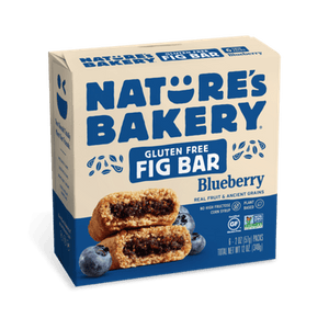 Natures Bakery Fig Bar Gluten Free Blueberry 6 Twin Packs 6/6/2 OZ [UNFI #2136216] [ebt]