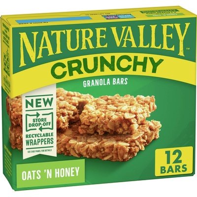 Nature Valley Granola Bars Oats N Honey Crunchy 12/8.94 OZ [UNFI #2140697] [ebt]