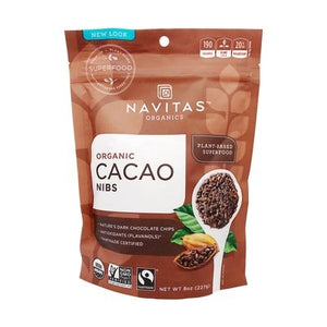 Navitas Organics Cacao Nibs Organic 12/8 OZ [UNFI #1270297] [ebt]