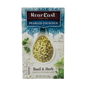 Near East Couscous Mix Pearled Basil & Herb 12/5 OZ [UNFI #530303] [ebt]