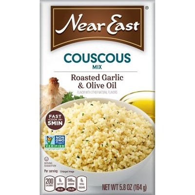 Near East Couscous Mix Roasted Garlic & Olive Oil 12/5.8 OZ [UNFI #372987] [ebt]