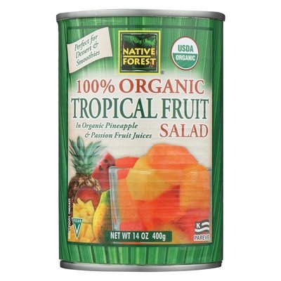 Native Forest Tropical Fruit Salad 100% Organic 6/14 OZ [UNFI-CARLISLE #726331] [ebt]