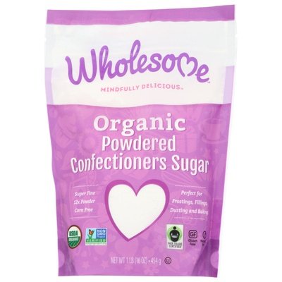 Wholesome Confectioners Sugar Organic Powdered 6/1 LB [UNFI #312678] [ebt]