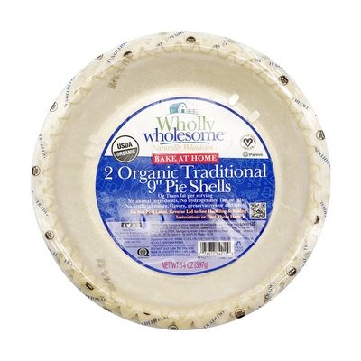 Wholly Wholesome Pie Shells Organic Traditional 9 Inch 12/14 OZ [UNFI #353573] [ebt]