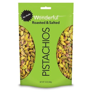 Wonderful Pistachios Pistachios Roasted & Salted No Shells 12/12 OZ [UNFI #1578723] [ebt]