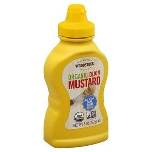Woodstock Mustard Organic Dijon 12/8 OZ [UNFI #455113] [ebt]